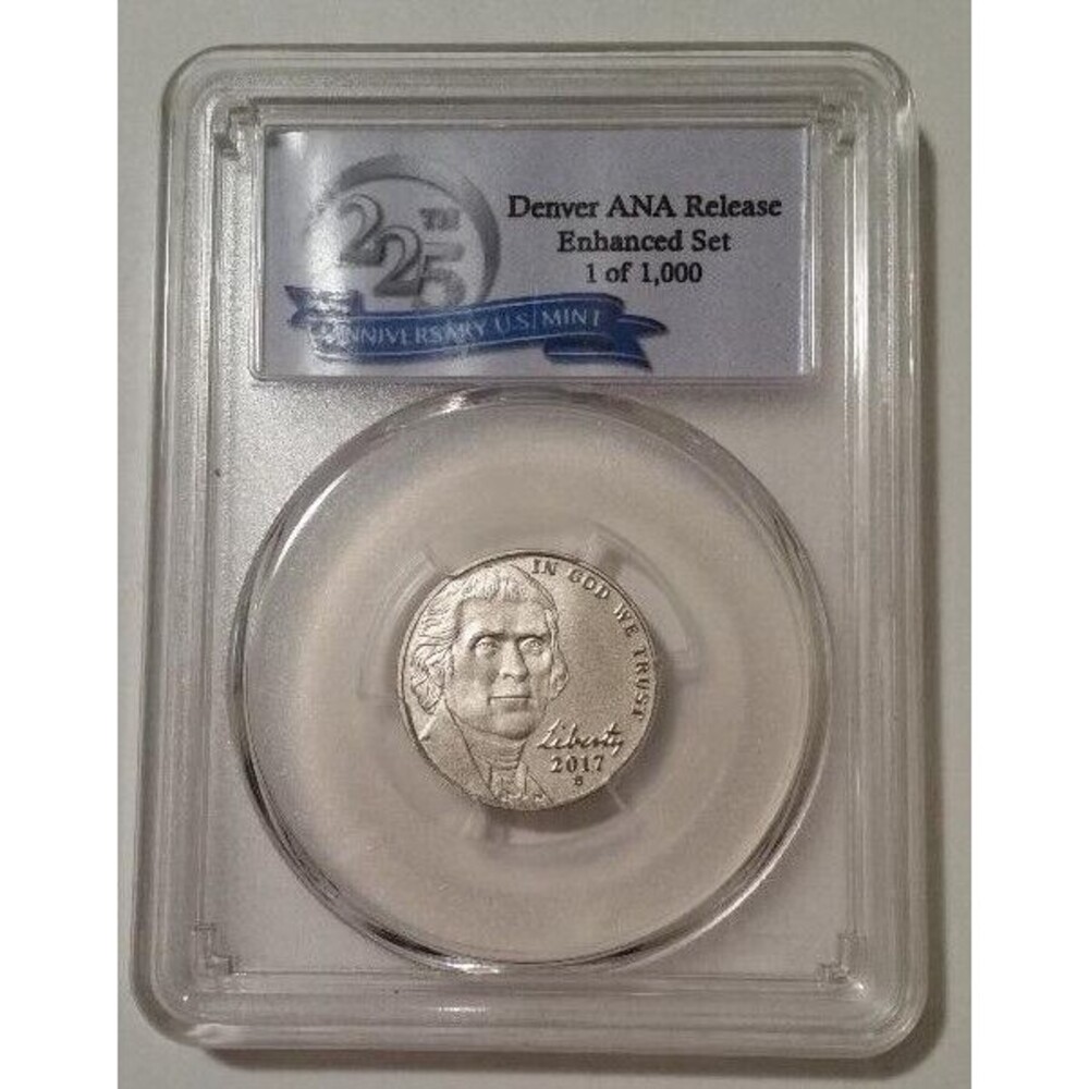 2017 S Jefferson Nickel Enhanced SP70 FS PCGS FDI Denver ANA
